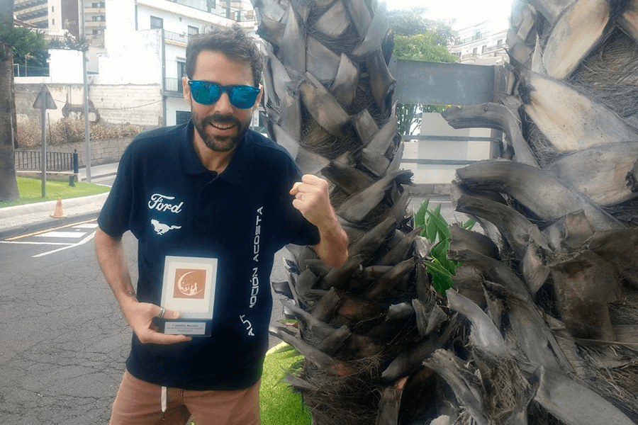 Rubén Palomeque, intratable, conquista la Media Maratón Nocturna de Puerto de la Cruz con récord incluido
