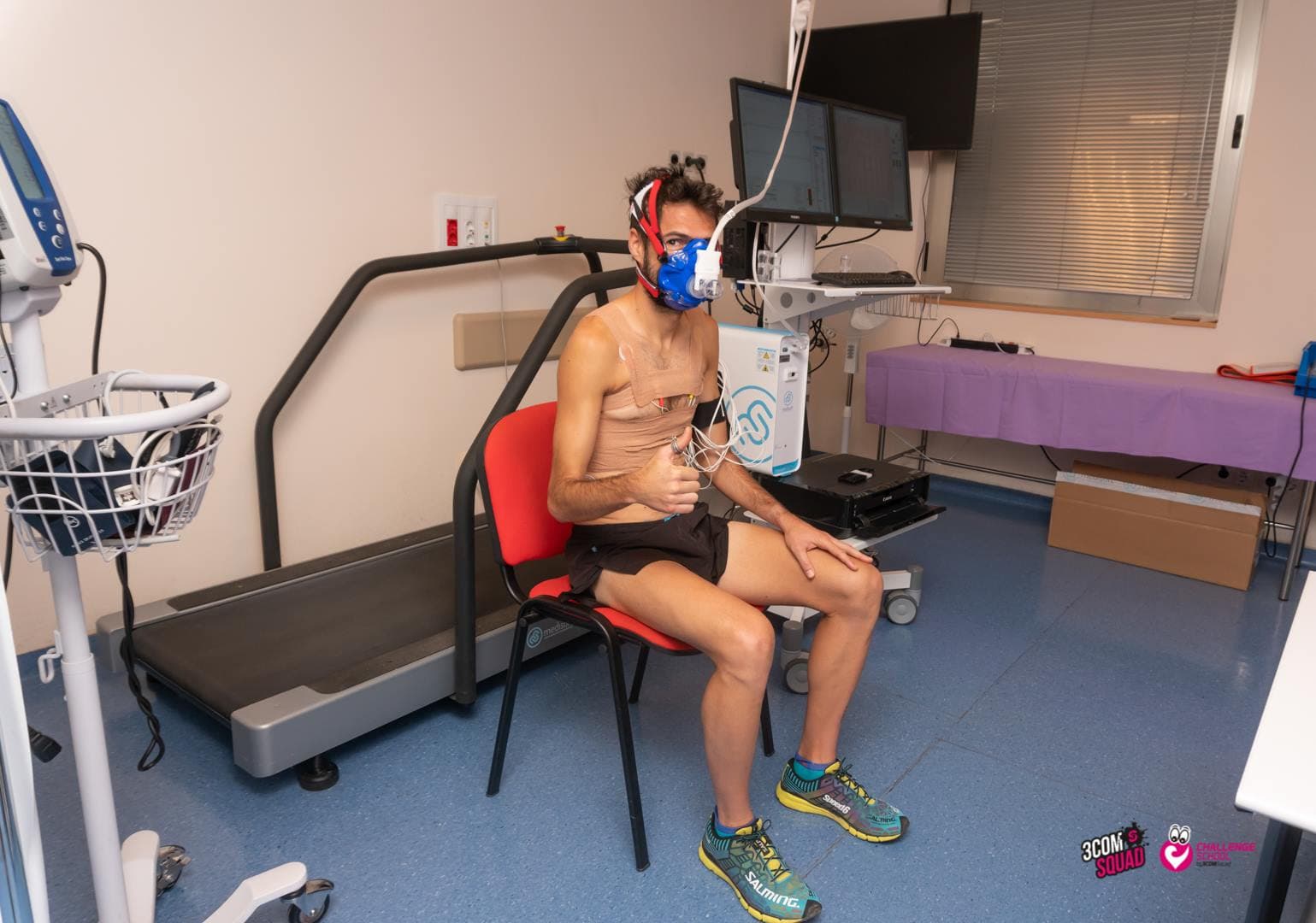 Rubén Palomeque elige, un año más, al Hospital San Roque de Maspalomas para preservar su salud con una completa revisión médica