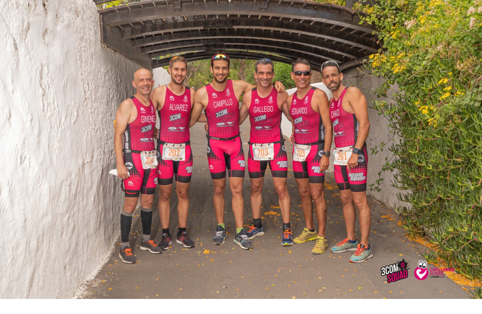 El equipo de duatlón de 3COM Squad se estrena en el Campeonato de Canarias de Telde y Ayoze Almeida destaca en el triatlón de As Pontes