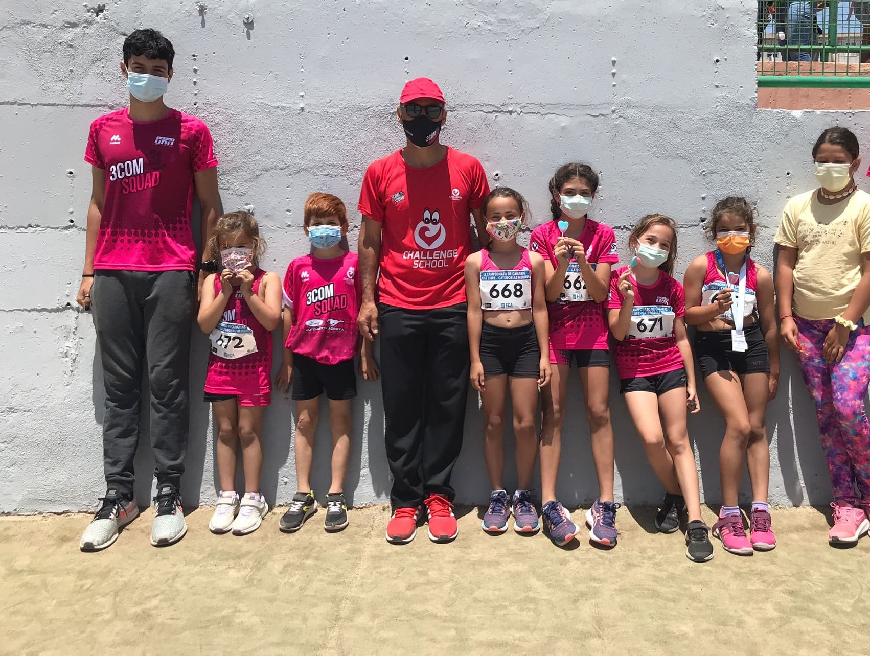 La escuela de atletismo 3COM Squad se estrena en un Campeonato de Canarias con fantásticos resultados