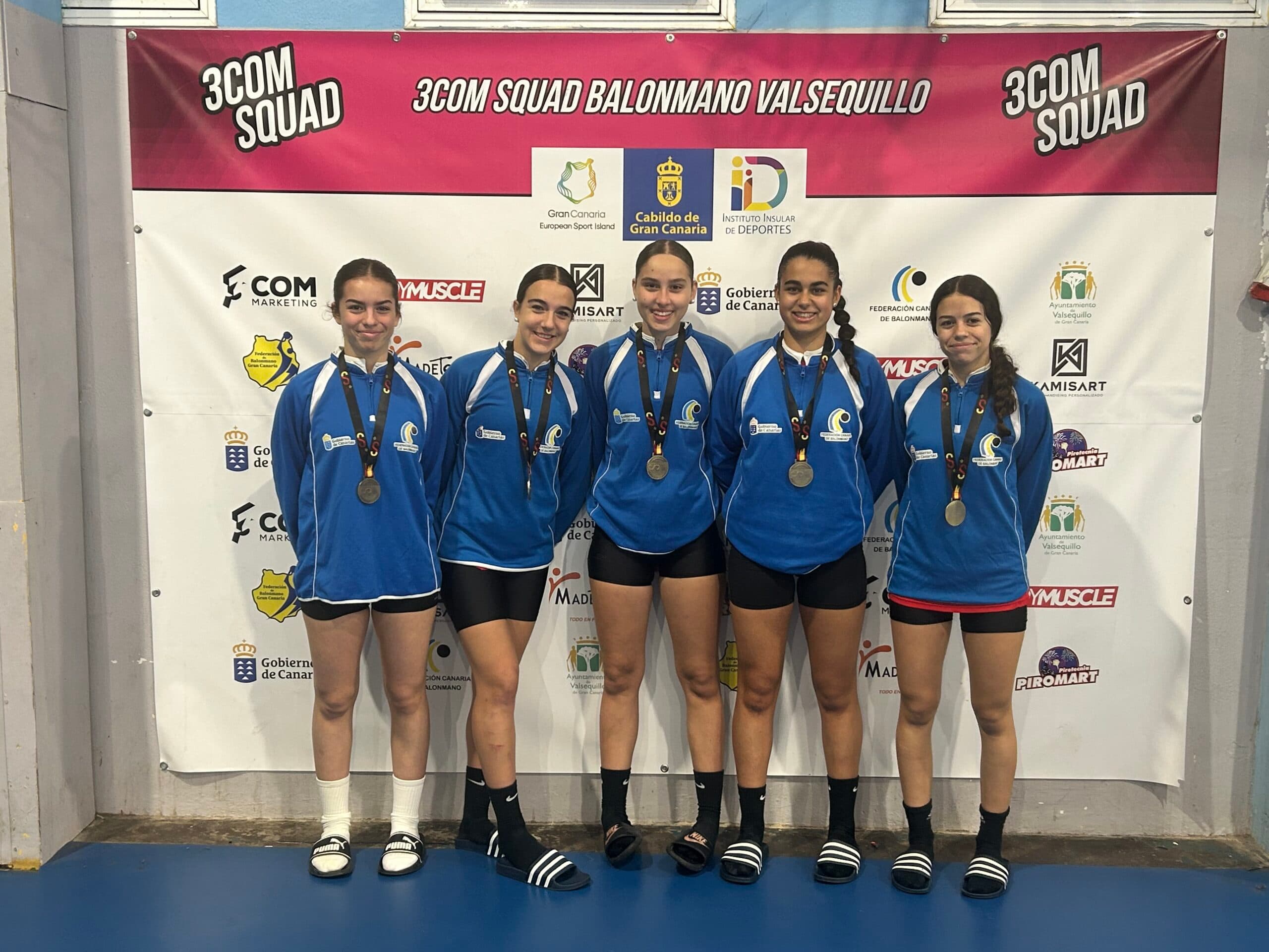 5 jugadoras de 3COM Squad Valsequillo se consagran en la Copa de España del CESA 2023