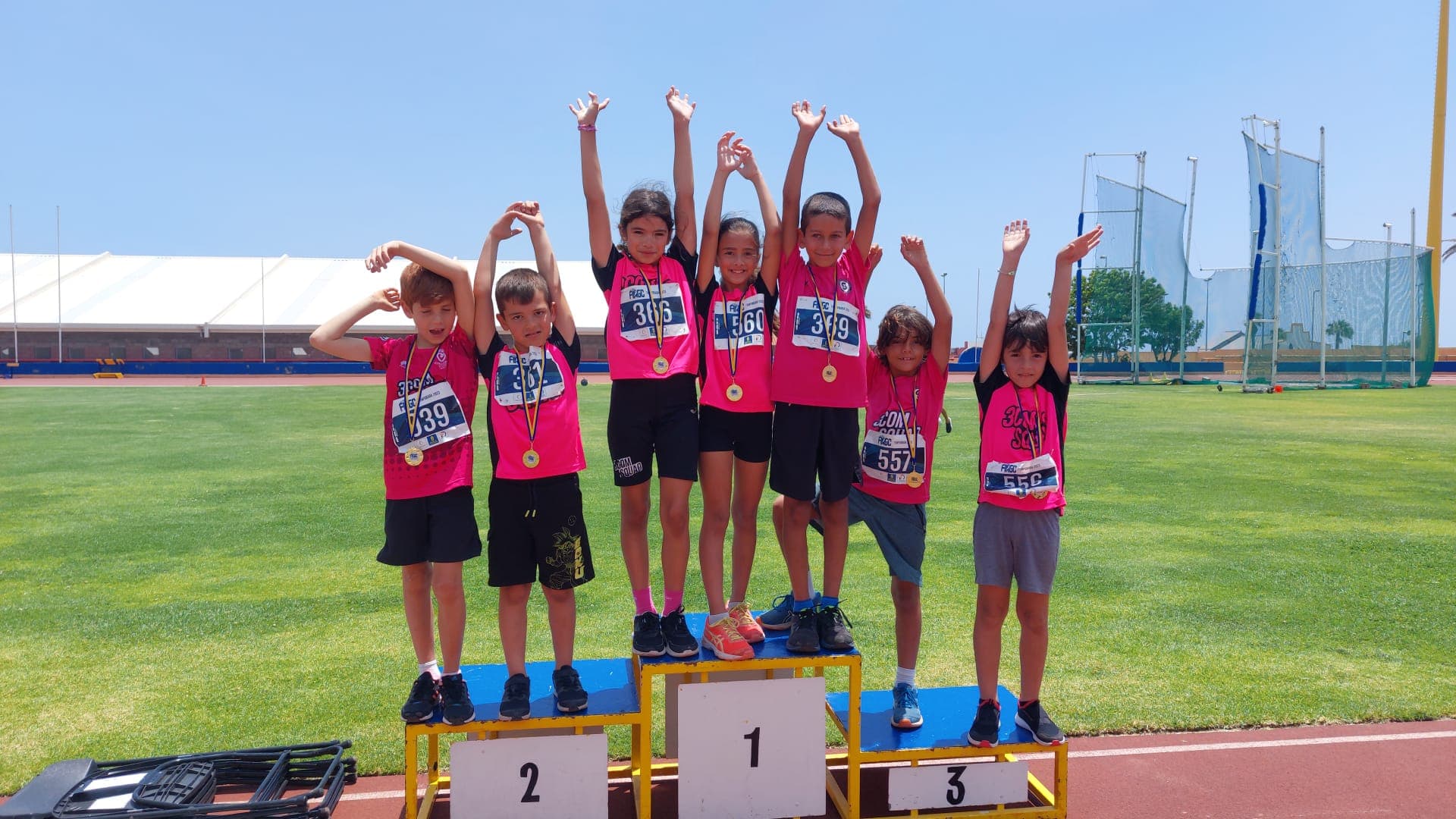 3COM Squad destaca en los juegos de GC Pista al aire libre