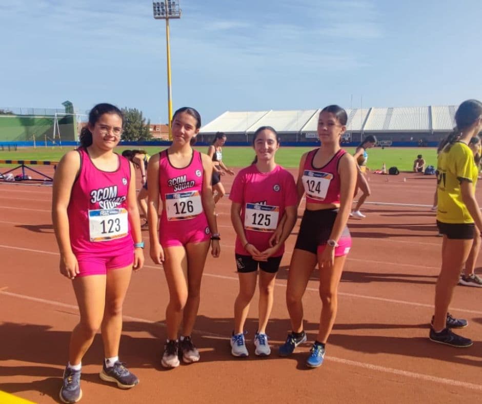 El 3COM Squad logra una impresionante actuación en el campeonato de invierno de atletismo en Gran Canaria