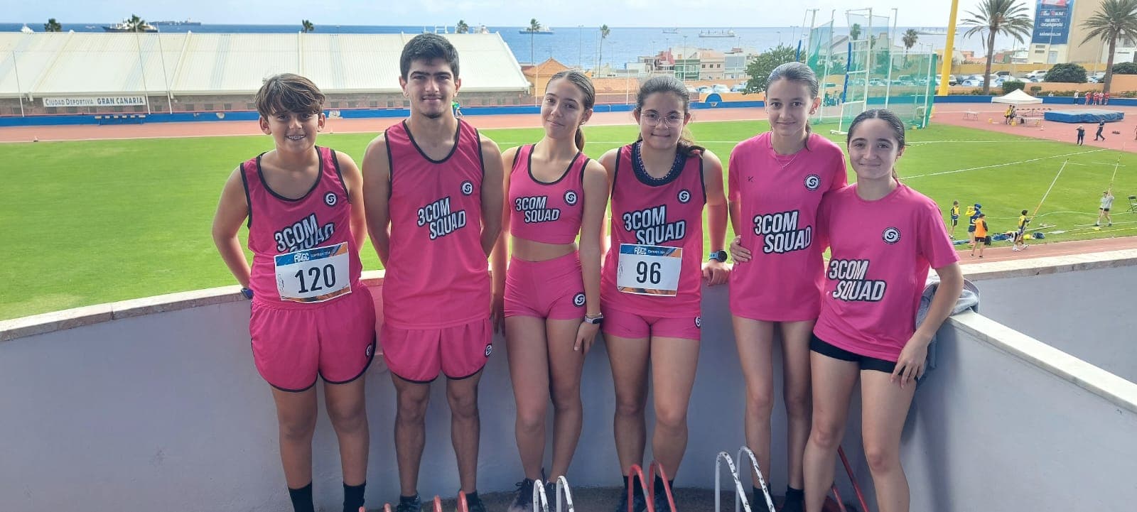 Éxitos del 3COM Squad en la II jornada B del campeonato de invierno de atletismo