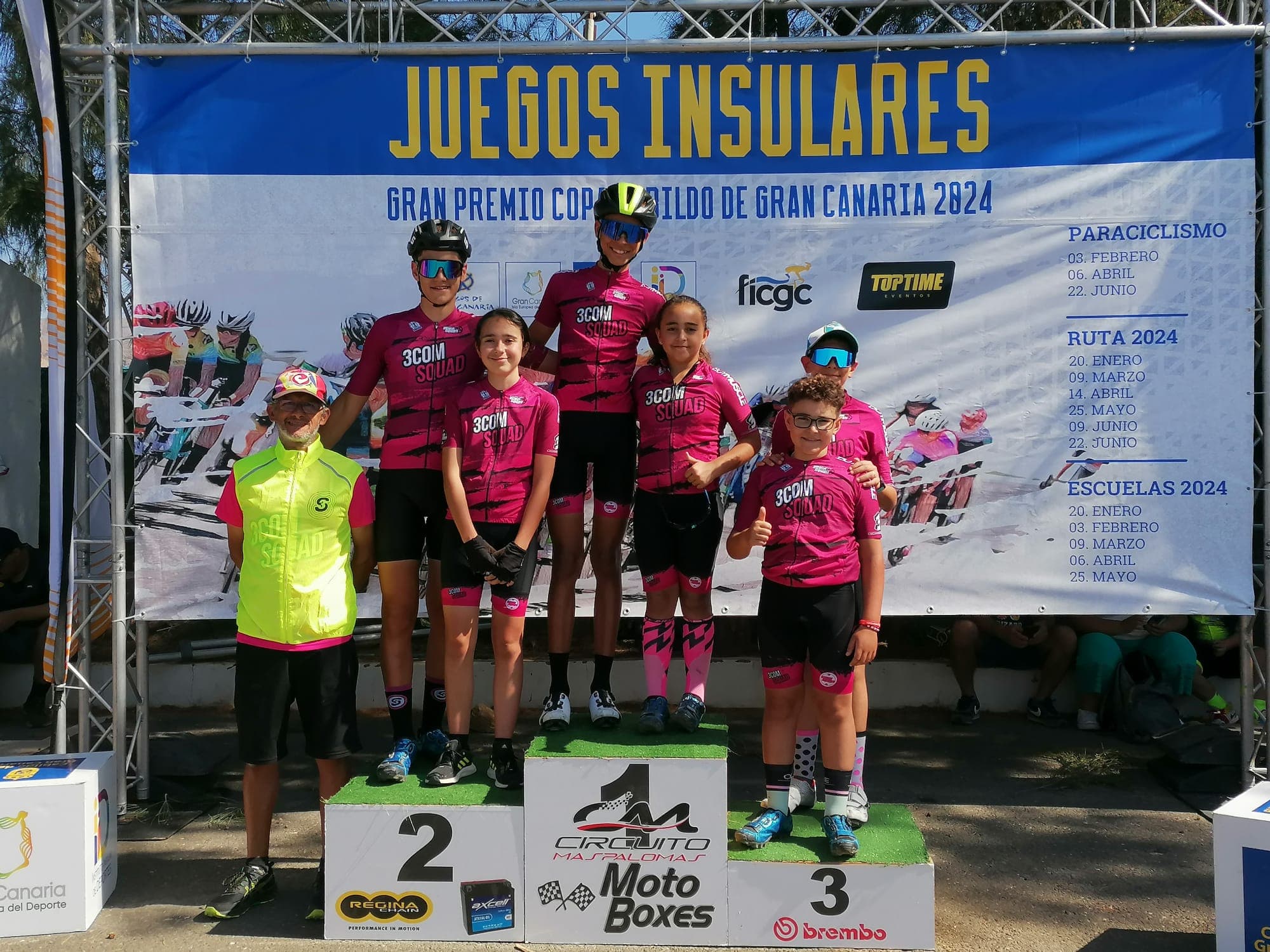 3COM Squad cierra la temporada en la 5ª prueba de Juegos Insulares de Ciclismo