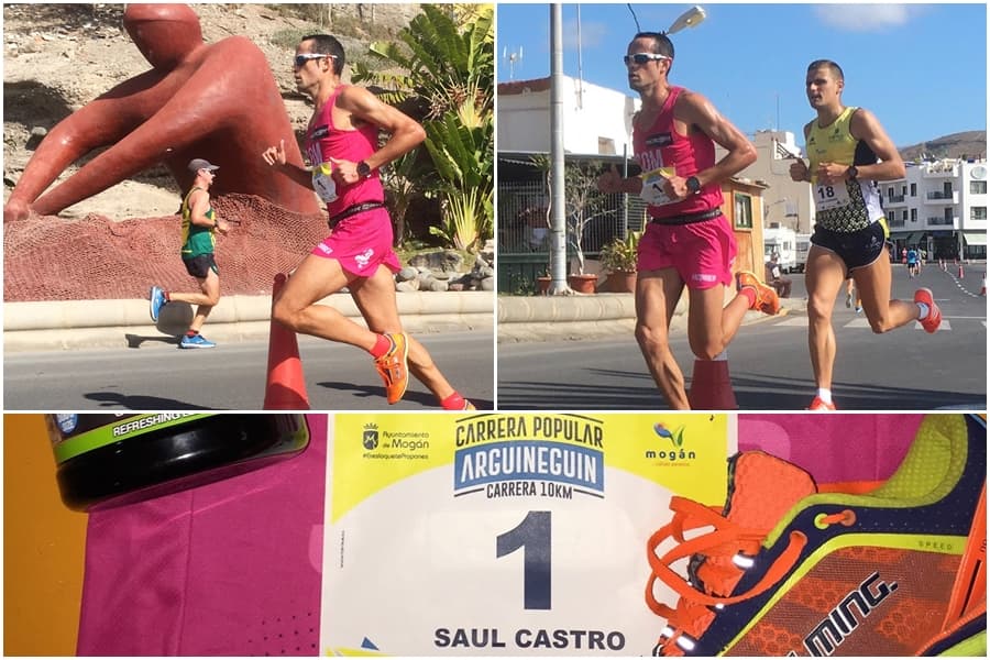 Saúl Castro dominó los 10K de Arguineguin