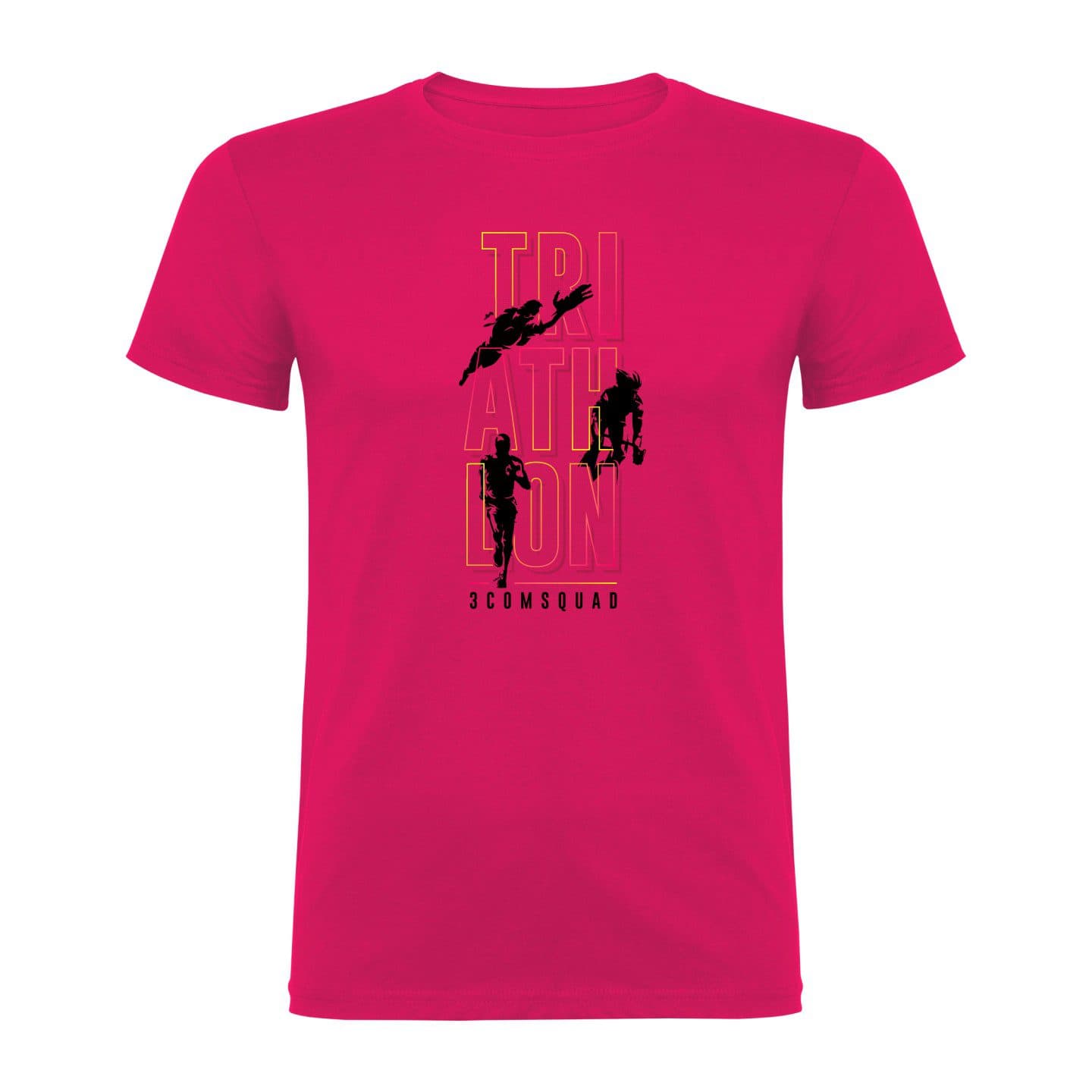 Camiseta Triathlon Squad Rosa