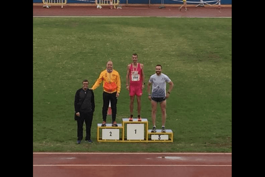 Gerardo Domínguez, campeón de Gran Canaria de 3000m lisos