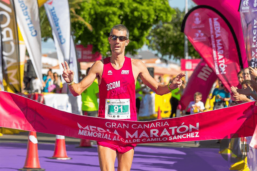Gerardo Domínguez, el Challenge School y Rubén Palomeque, grandes protagonistas en la Media Maratón Memorial Alcalde Camilo Sánchez