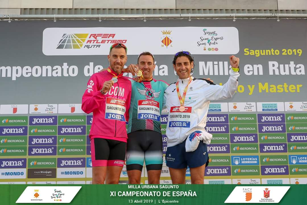Juan Carlos Esteso, campeón de España Máster 40 en el XI Campeonato de España celebrado en Sagunto