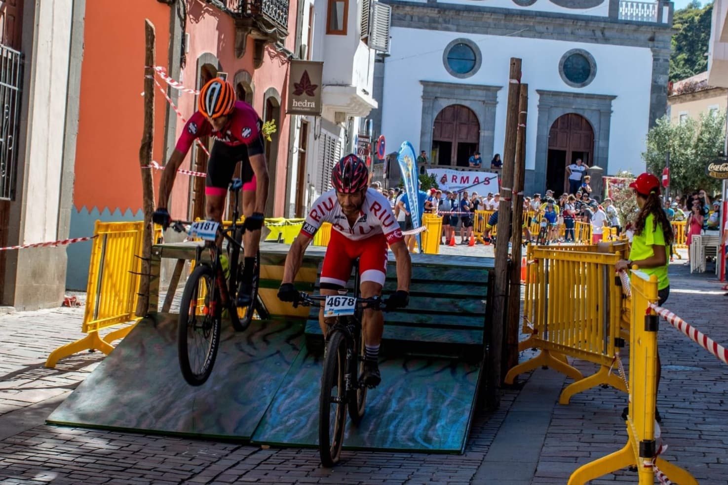 Javi Martínez y Beneharo Ortiz XC de San Mateo