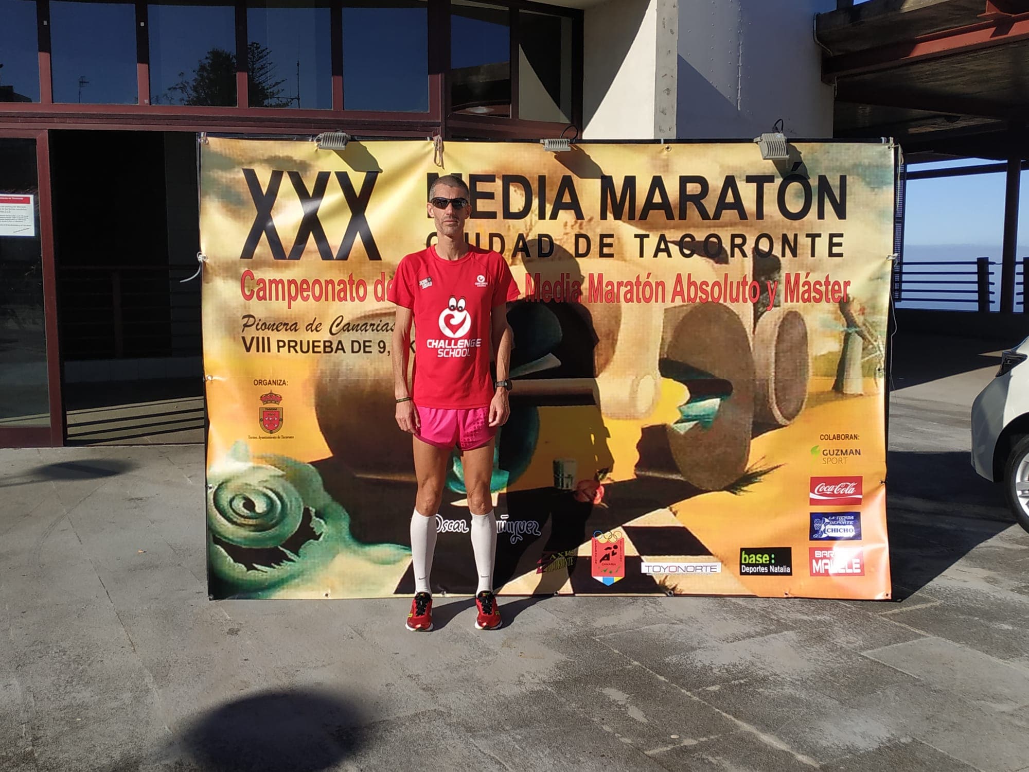Gerardo Domínguez sube al podio en el Campeonato de Canarias de Media Maratón