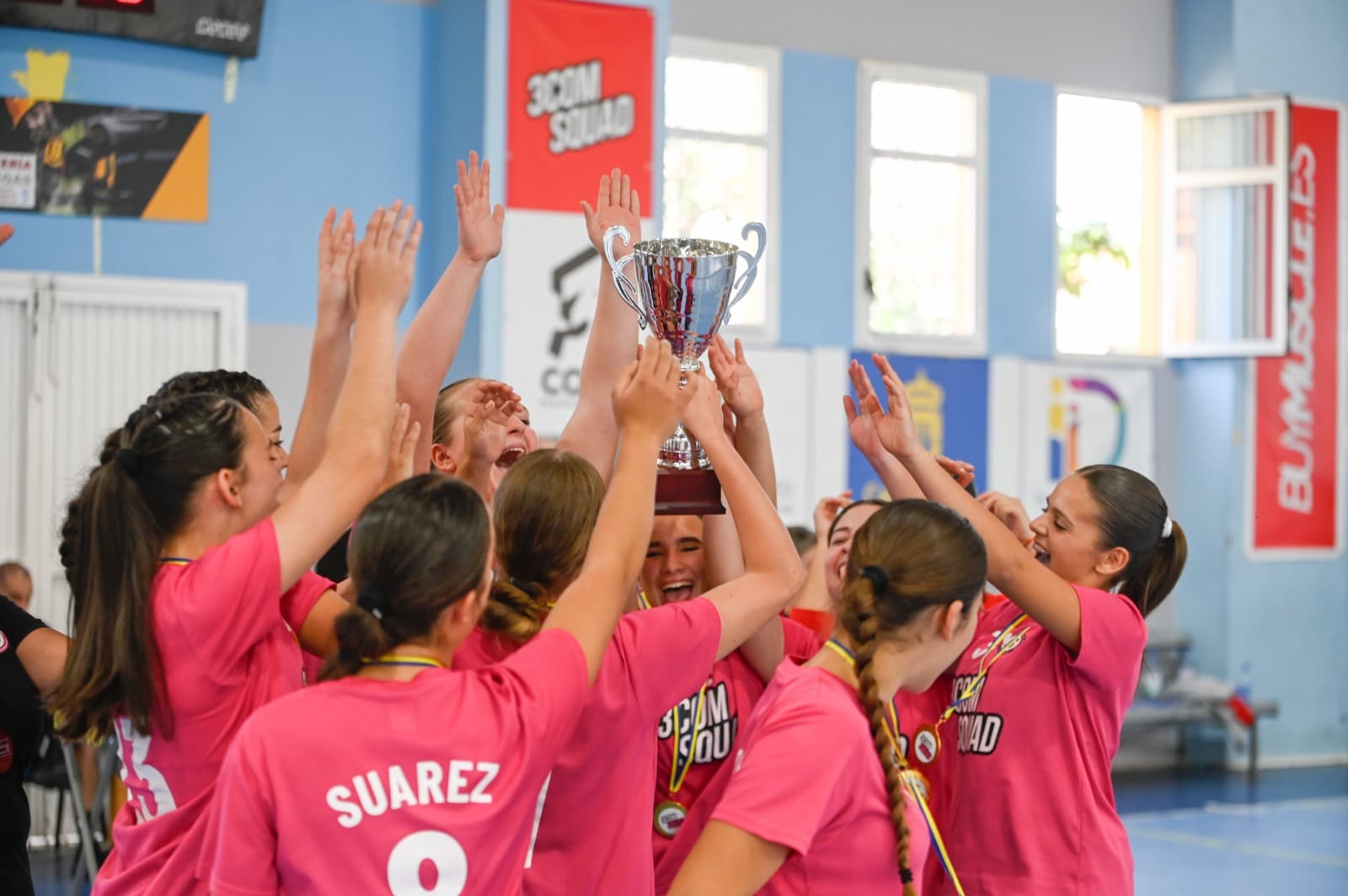Las cadetes del 3COMSquad Valsequillo se proclaman campeonas de Gran Canaria