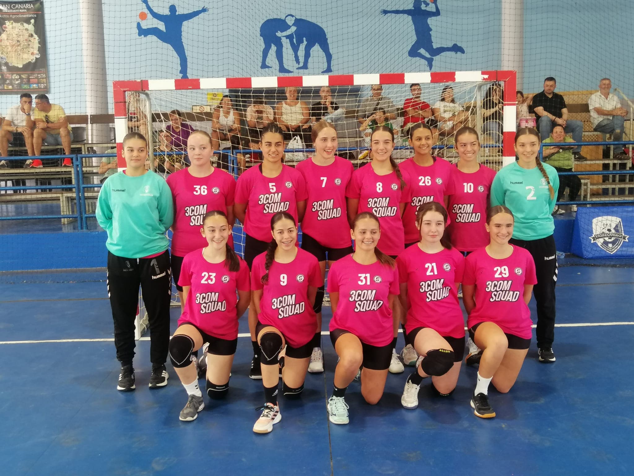 El 3COM Squad Valsequillo busca el título en los XL Campeonatos de Canarias de Balonmano