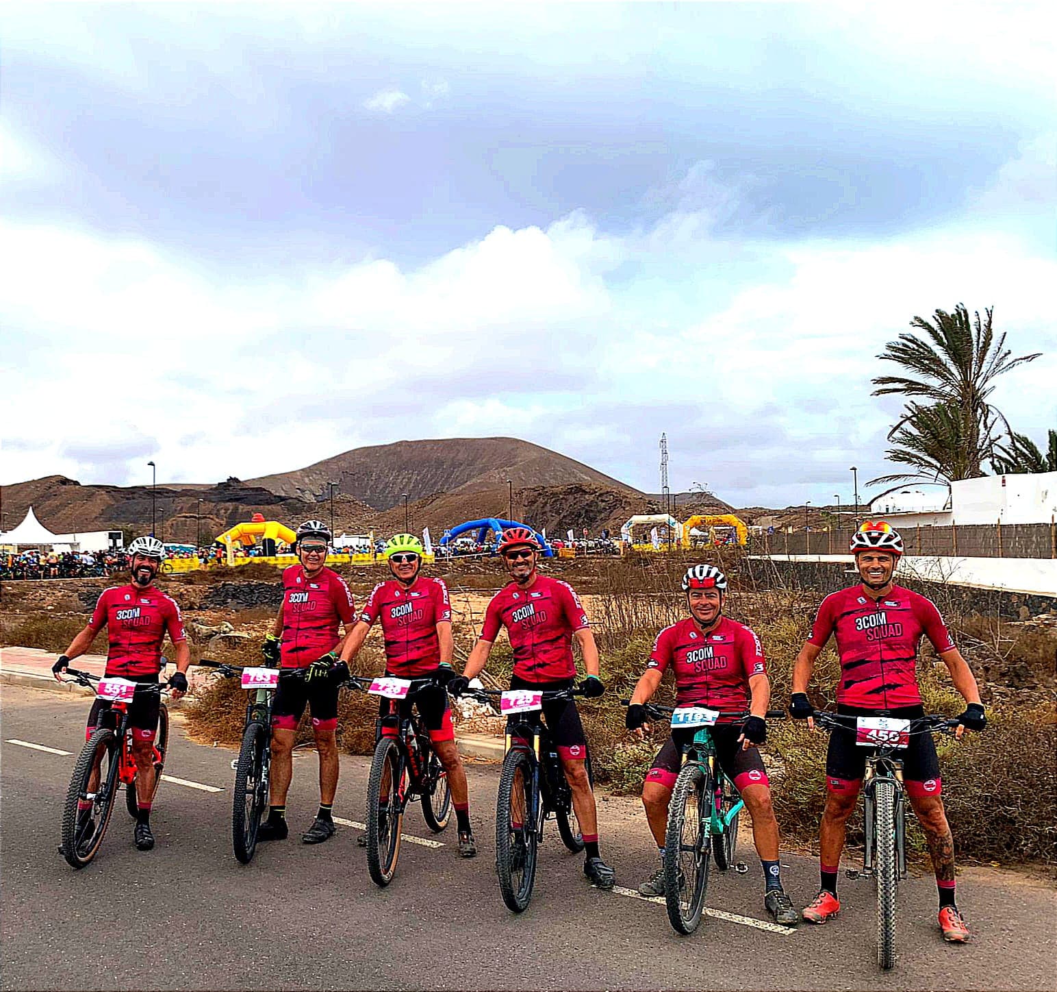 El equipo de ciclismo de 3COM Squad brilla en la X Electrón FuerteBike 2023