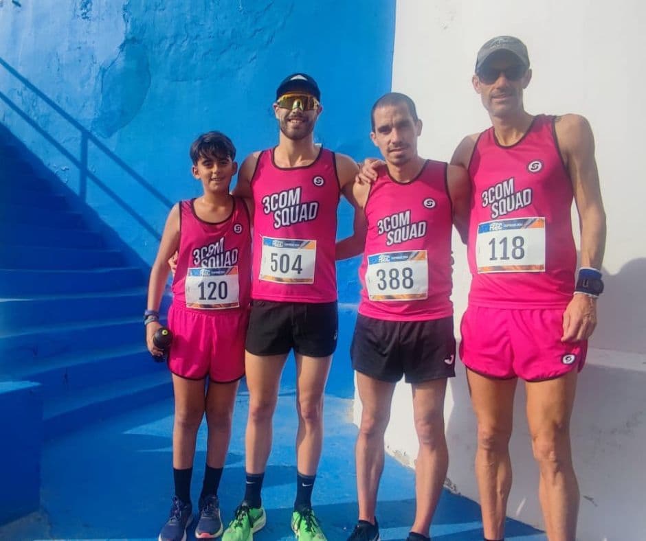 Notable actuación del 3COM Squad en la III Jornada de pista de invierno
