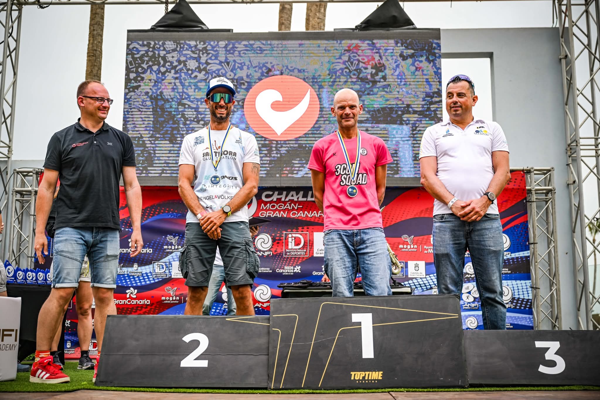 Podio Triatlon Anfi Challenge Mogán Gran Canaria