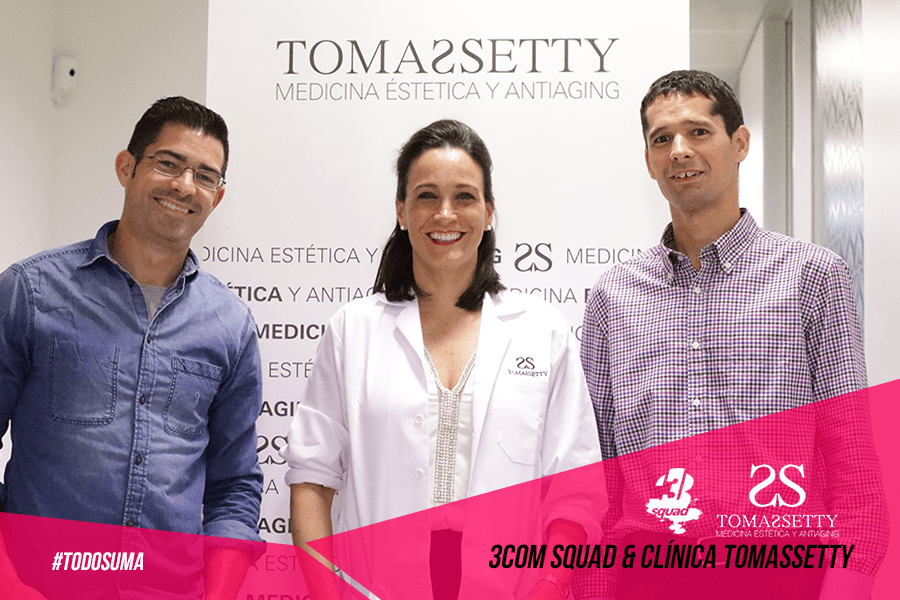 Clínica Tomassetty decide unirse al proyecto 3COM Squad