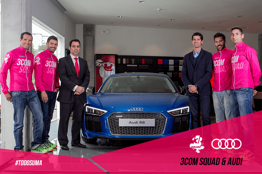 Audi se convierte en patrocinador oficial de la sección de atletismo de 3COM Squad