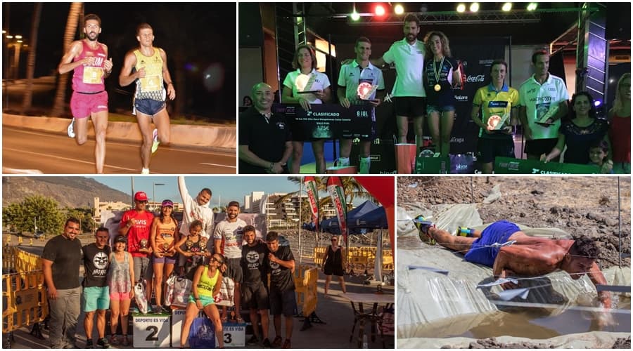 Desde Maspalomas hasta La Palma… ¡Podiums de rosa!