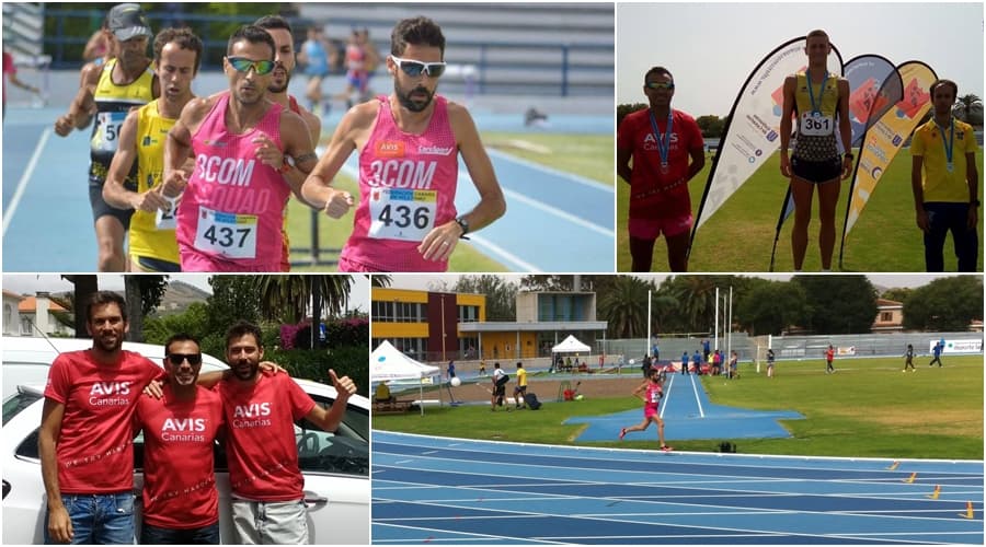 Jonathan Pérez subcampeón de Canarias y Rubén Palomeque gana su último 3000 obstáculos